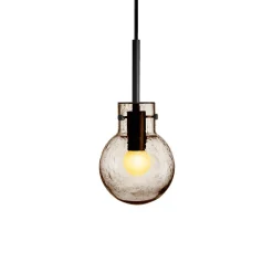 HADELAND GLASSVERK Taklamper|Krystallkuler-KRYSTALLKULE TAKLAMPE SODA 120MM Kakao