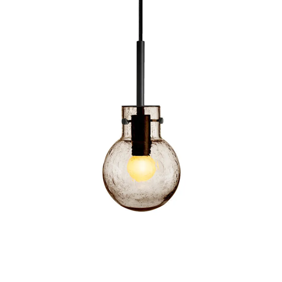 HADELAND GLASSVERK Taklamper|Krystallkuler-KRYSTALLKULE TAKLAMPE SODA 120MM Kakao