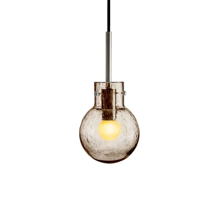 HADELAND GLASSVERK Taklamper|Krystallkuler-KRYSTALLKULE TAKLAMPE SODA 120MM Kakao