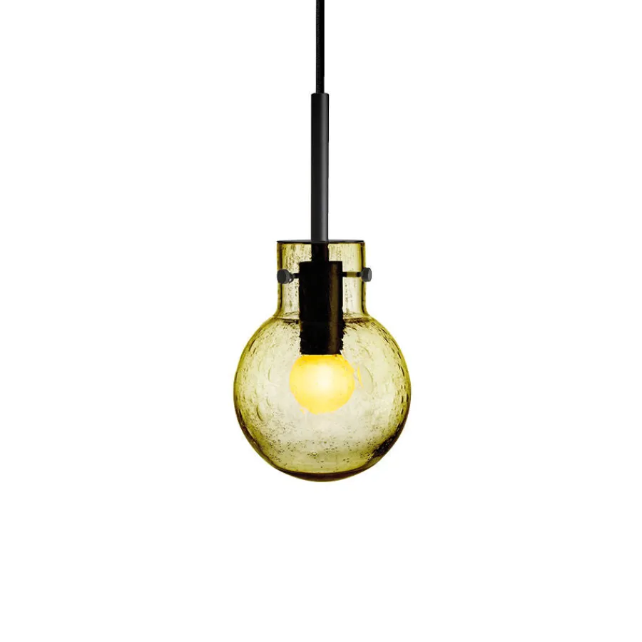 HADELAND GLASSVERK Taklamper|Krystallkuler-KRYSTALLKULE TAKLAMPE SODA 120MM Oliven