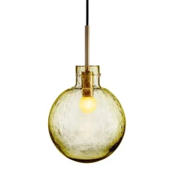 HADELAND GLASSVERK AS Taklamper|Krystallkuler-KRYSTALLKULE TAKLAMPE SODA 200MM Oliven