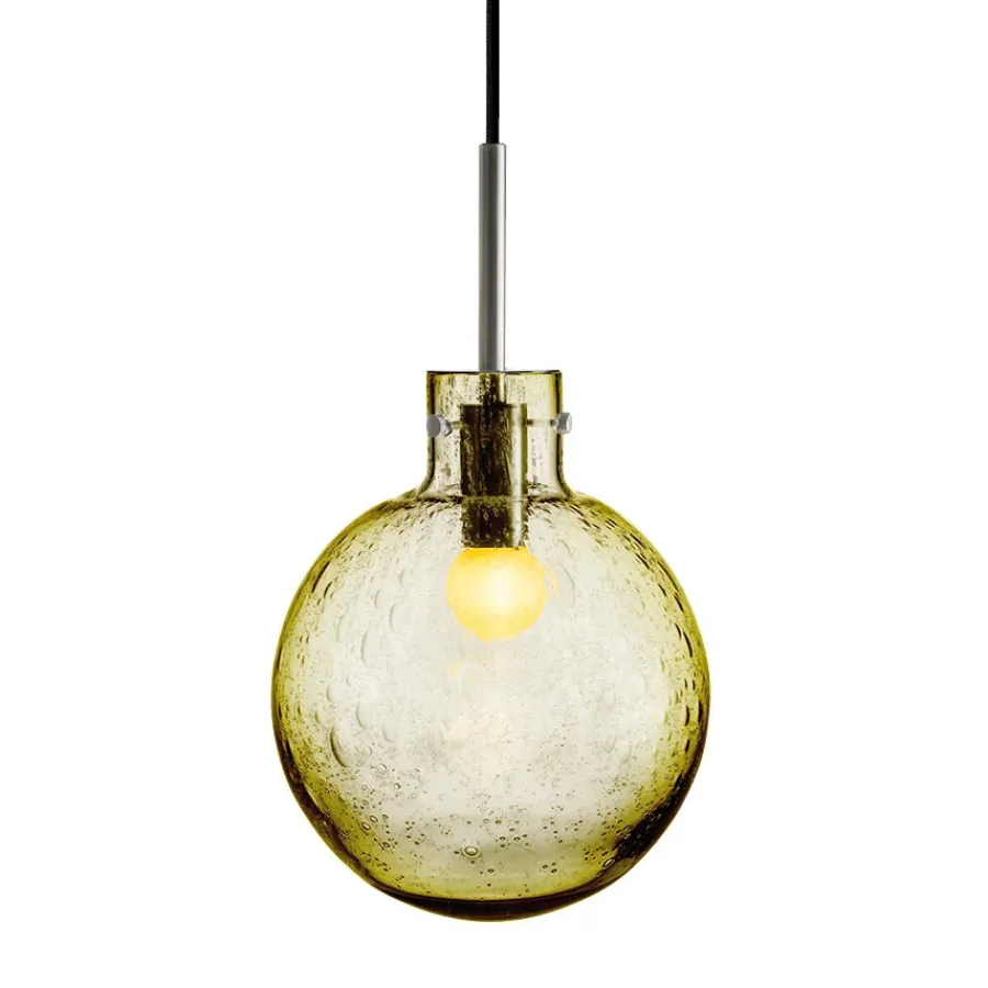 HADELAND GLASSVERK AS Taklamper|Krystallkuler-KRYSTALLKULE TAKLAMPE SODA 200MM Oliven