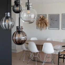 HADELAND GLASSVERK Taklamper|Krystallkuler-KRYSTALLKULE TAKLAMPE VIDDE 5 STK Flerfarget