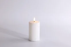 PORSGRUNDS PORSELÆNSFABRIK Lys Og Led-Lys-KUBBELYS LED HVIT 12,5 CM