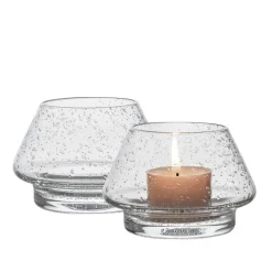 HADELAND GLASSVERK AS Lyslykter Og Lanterner-LYSLYKT M/BOBLER 2 PK Klar