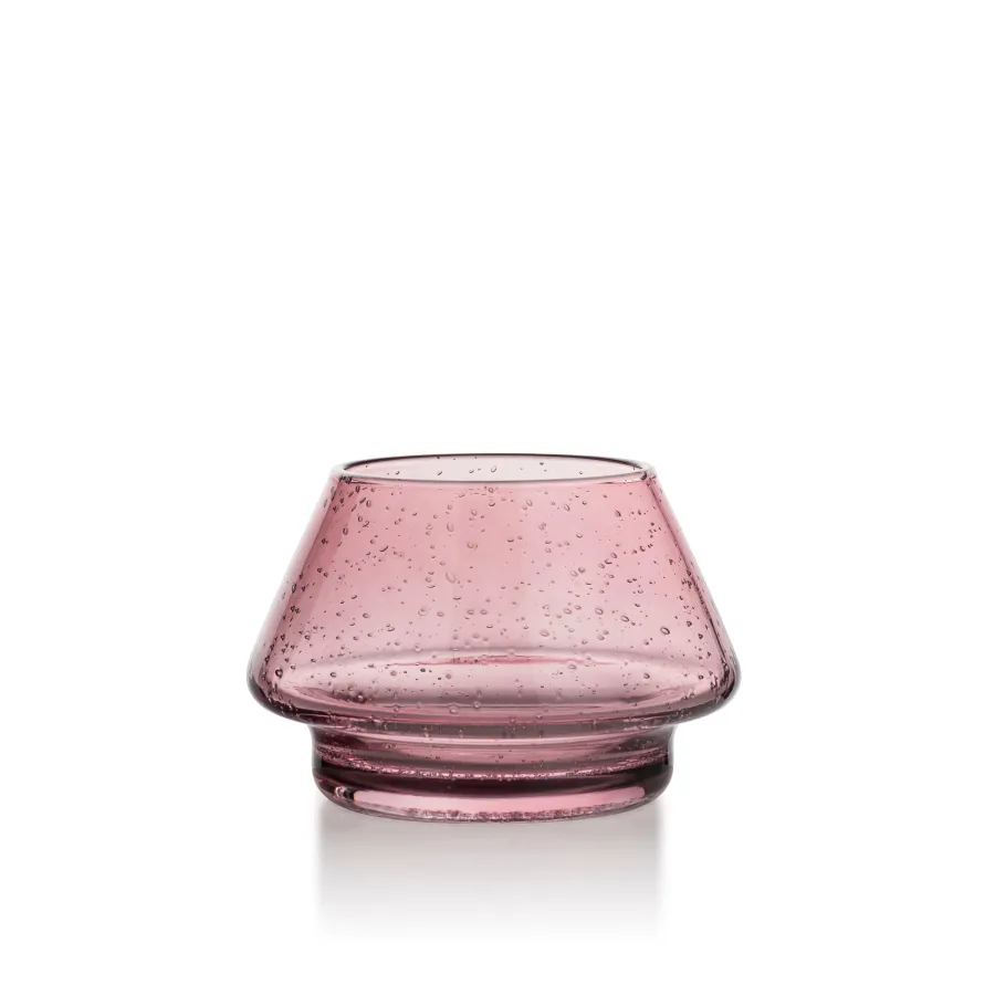 HADELAND GLASSVERK AS Lyslykter Og Lanterner-LYSLYKT ROSA BOBLER 2 PK