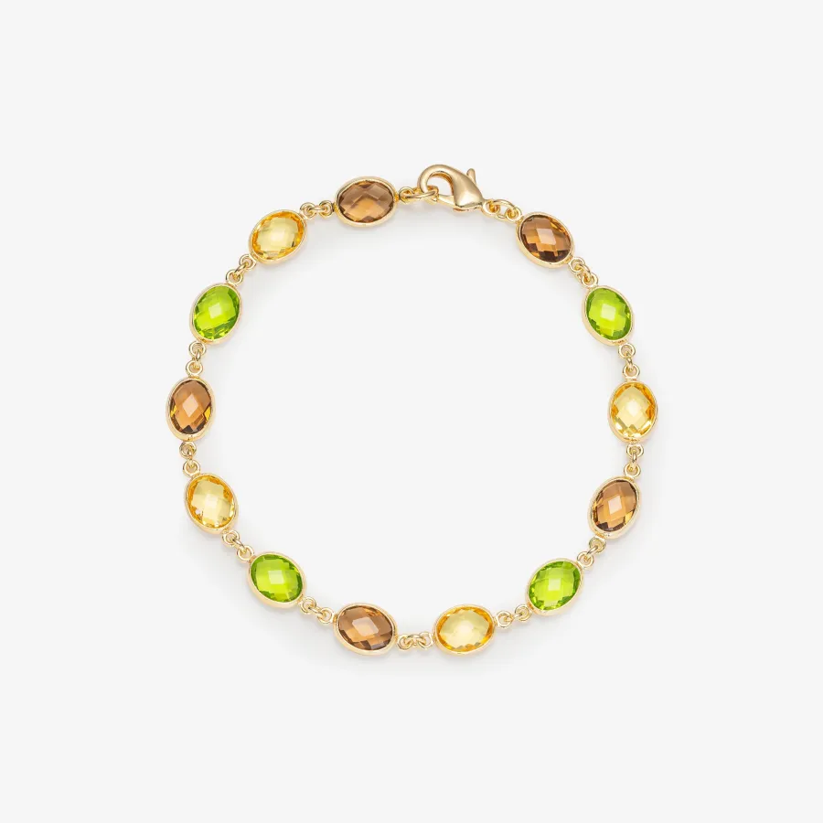 HADELAND GLASSVERK Armbånd|Armbånd-LYSNE ARMBÅND M/GUL