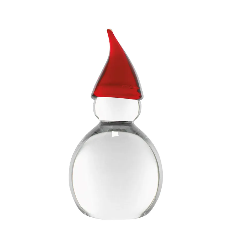 HADELAND GLASSVERK AS Julepynt-NISSEBESTEFAR 16 CM Rød