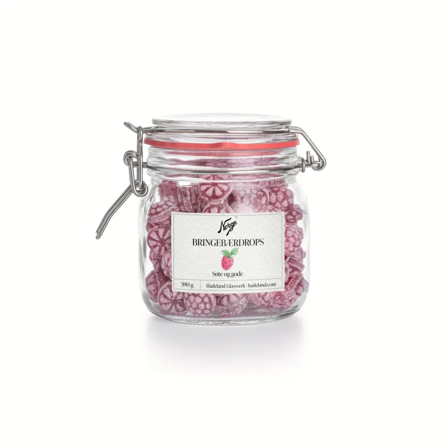 NORGESGLASSET Godteri Og Drops-BRINGEBÆRDROPS 390 G