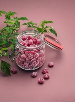NORGESGLASSET Godteri Og Drops-BRINGEBÆRDROPS 390 G