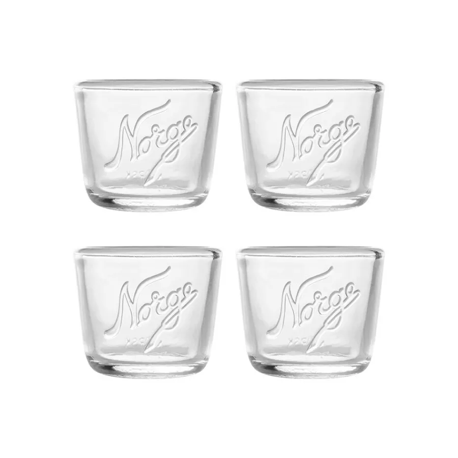 NORGESGLASSET Tallerken Og Servise-EGGEGLASS 4 PK Klar