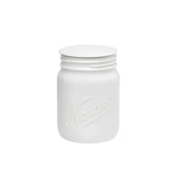 NORGESGLASSET Oppbevaring Og Krukker-OPPBEVARINGSKRUKKE M/LOKK 0,5L Hvit