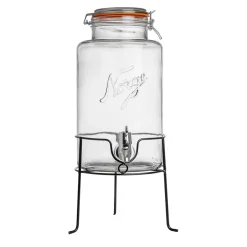 NORGESGLASSET Mugger-STATIV TIL DRIKKEDISPENSER Sort