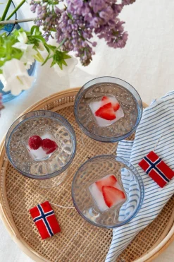 HADELAND GLASSVERK Produktpakker|Produktpakker-ODYSSÉ CAVASKÅL 25CL 4PK BLÅ