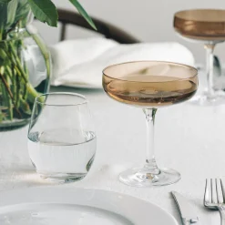 HADELAND GLASSVERK AS Champagneglass-ODYSSÉ CAVASKÅL 25CL 2PK Kakao