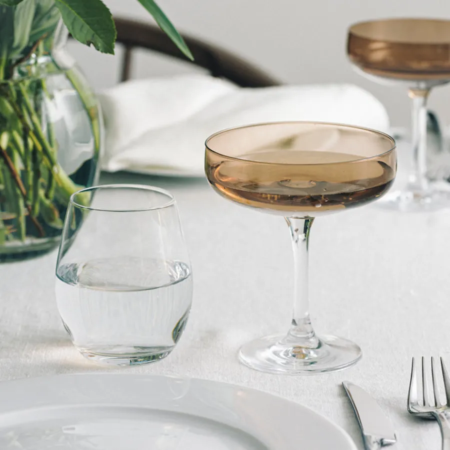 HADELAND GLASSVERK AS Champagneglass-ODYSSÉ CAVASKÅL 25CL 2PK Kakao
