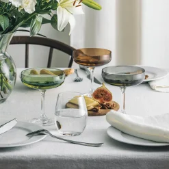 HADELAND GLASSVERK AS Champagneglass-ODYSSÉ CAVASKÅL 25CL 2PK Oliven