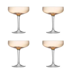 HADELAND GLASSVERK Produktpakker|Produktpakker-ODYSSÉ CAVASKÅL 25CL 4PK ORANSJE