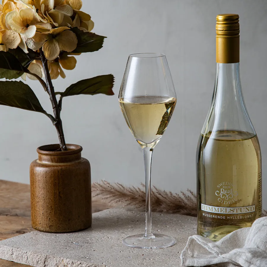 HADELAND GLASSVERK Champagneglass-ODYSSÉ CHAMPAGNEGLASS 38CL 6PK Klar
