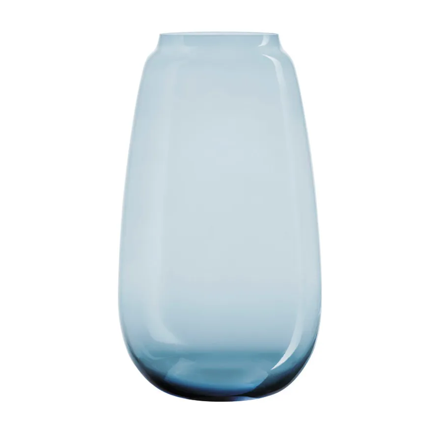 HADELAND GLASSVERK AS Vaser-SICCORI VASE 26 CM HIMMELBLÅ Blå
