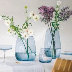 HADELAND GLASSVERK AS Vaser-SICCORI VASE 11 CM HIMMELBLÅ Blå