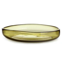 HADELAND GLASSVERK AS Dekorfat Og -Boller|Fat Og Serveringsfat-SINE FAT OLIVEN