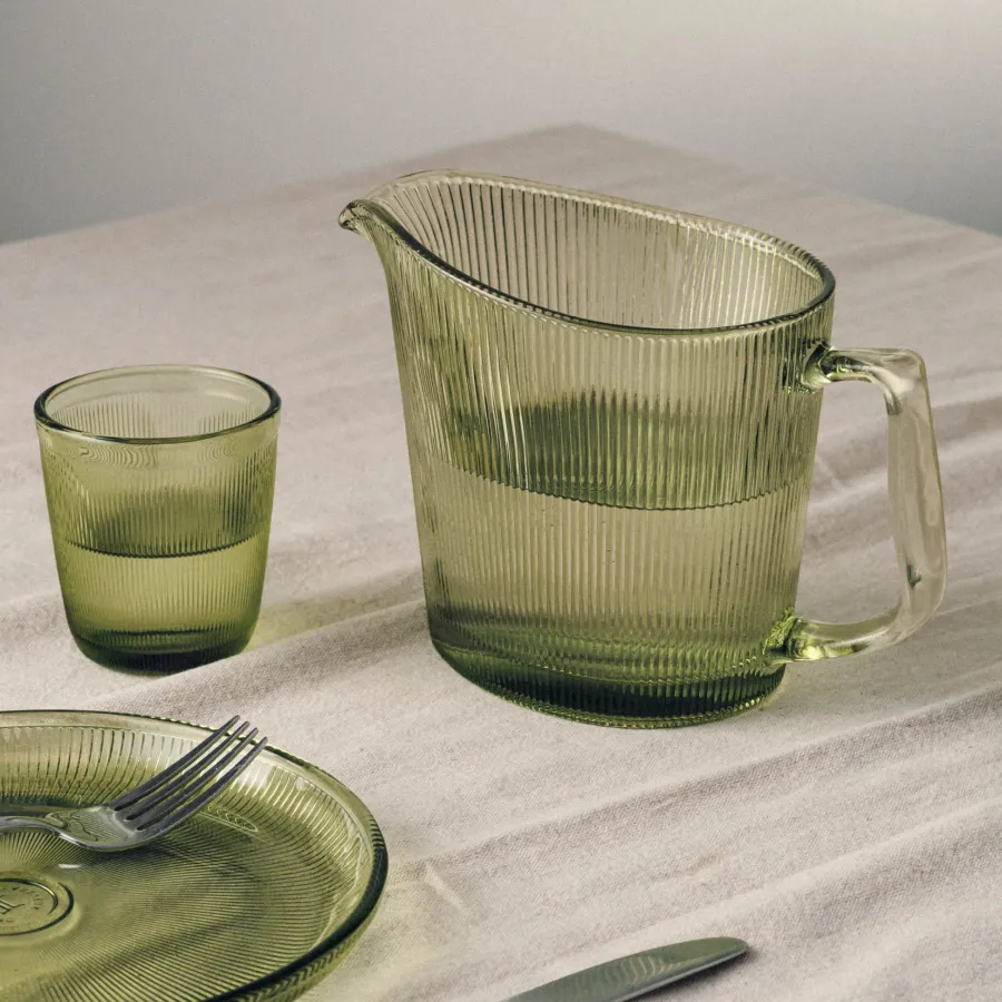 HADELAND GLASSVERK Tallerken Og Servise-SIRI ASJETT 20,5 CM 4 PK GRØNN