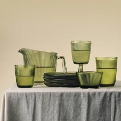 HADELAND GLASSVERK Skåler Og Boller-SIRI BOLLE 9,5 CM 2 PK GRØNN