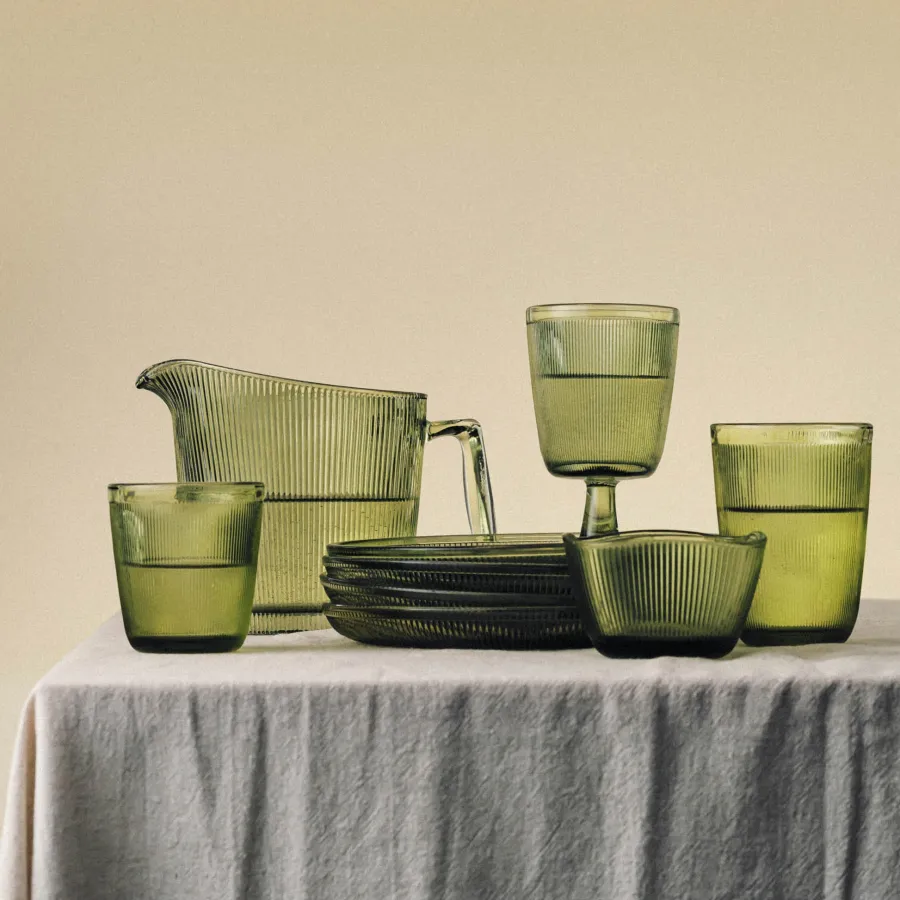 HADELAND GLASSVERK Skåler Og Boller-SIRI BOLLE 9,5 CM 2 PK GRØNN