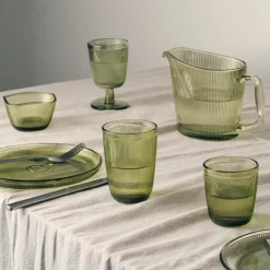 HADELAND GLASSVERK Skåler Og Boller-SIRI BOLLE 9,5 CM 2 PK GRØNN
