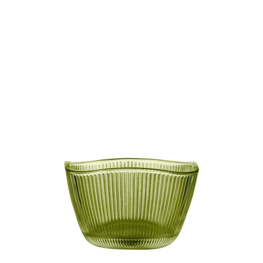 HADELAND GLASSVERK Skåler Og Boller-SIRI BOLLE 9,5 CM 2 PK GRØNN
