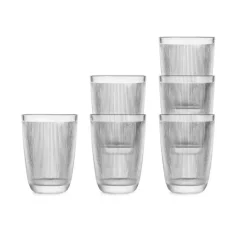 HADELAND GLASSVERK AS Vannglass-SIRI DRIKKEGLASS 30CL 6PK Klar