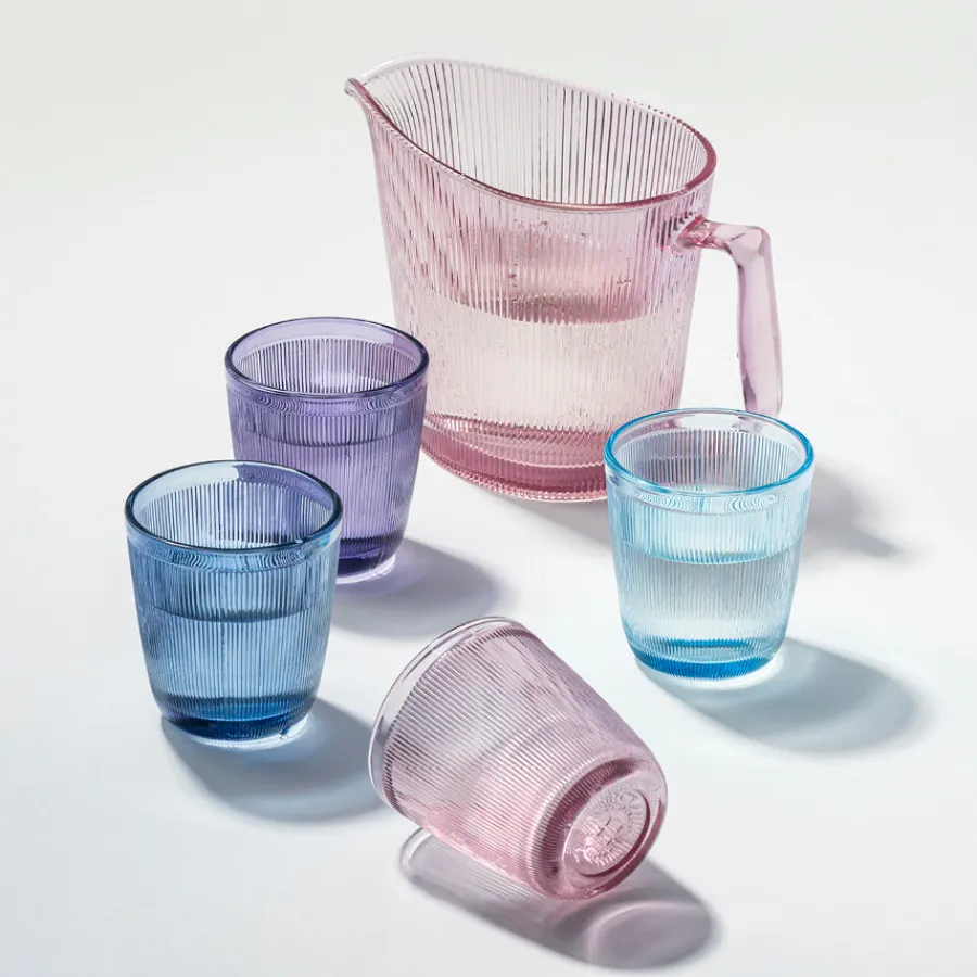 HADELAND GLASSVERK AS Vannglass-SIRI DRIKKEGLASS 30CL 4PK MIKSFARGER