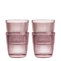 HADELAND GLASSVERK AS Vannglass-SIRI DRIKKEGLASS 20 CL 4 PK ROSA