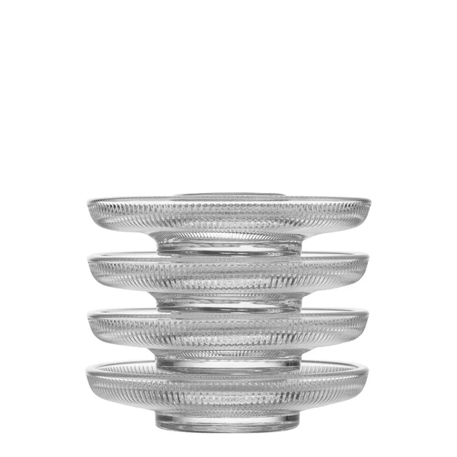 HADELAND GLASSVERK AS Tallerken Og Servise-SIRI EGGEGLASS 4PK Klar