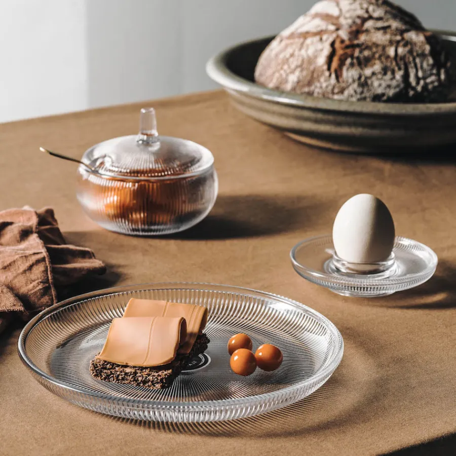 HADELAND GLASSVERK AS Tallerken Og Servise-SIRI EGGEGLASS 4PK Klar