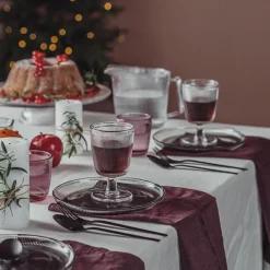 HADELAND GLASSVERK AS Vinglass-SIRI GLASS MED STETT 25 CL 4PK RØKGRÅ Røkgrå