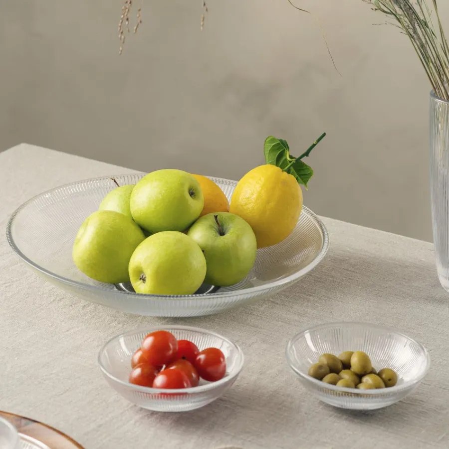 HADELAND GLASSVERK Skåler Og Boller-SIRI SKÅL 13 CM 2PK KLAR