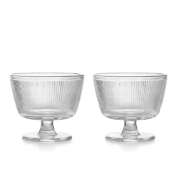HADELAND GLASSVERK Skåler Og Boller-SIRI SKÅL MED STETT 2 PK KLAR