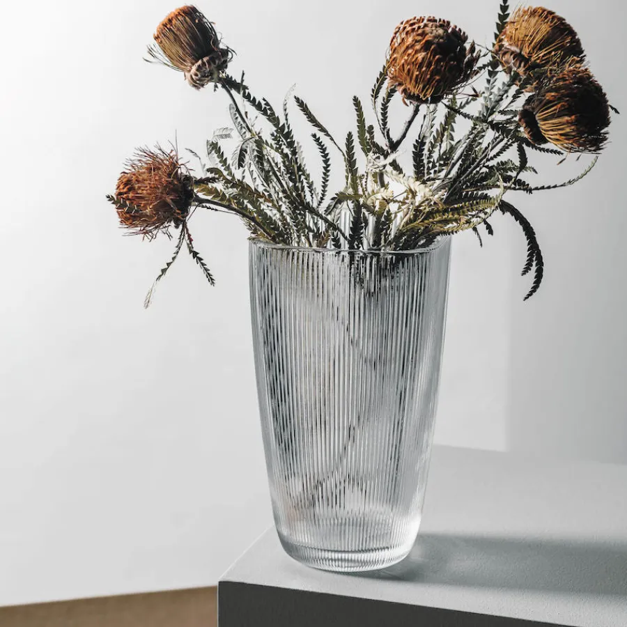 HADELAND GLASSVERK AS Vaser-SIRI VASE 21 CM Klar