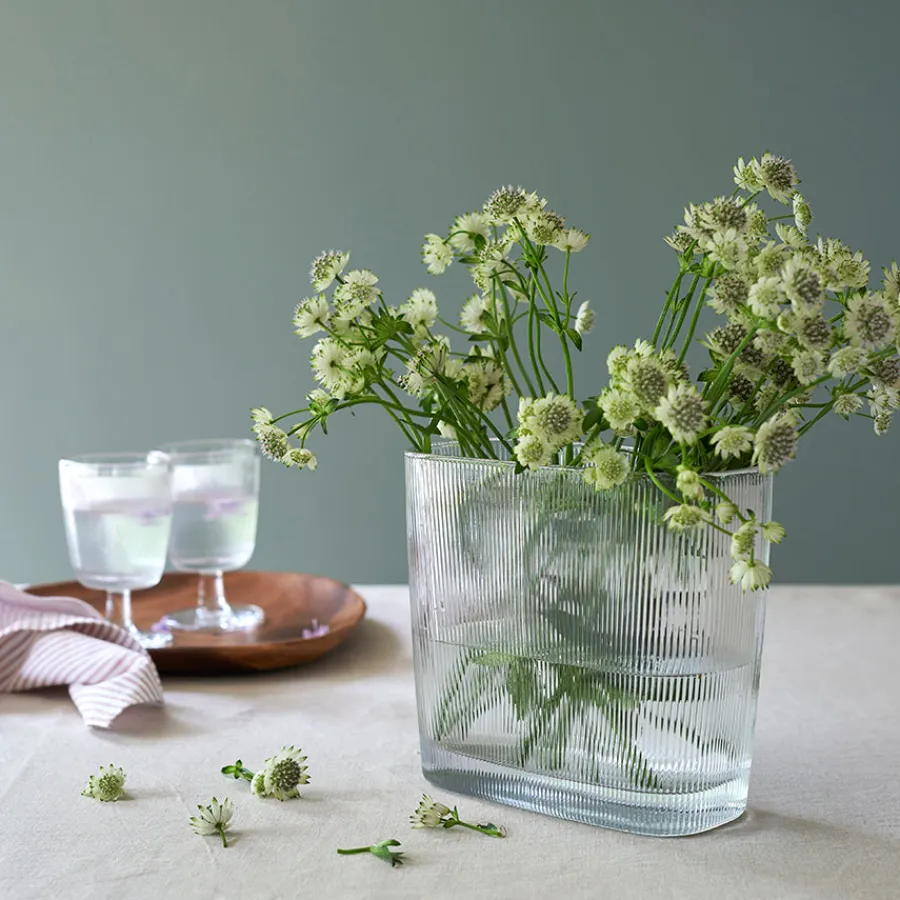 HADELAND GLASSVERK AS Vaser-SIRI VASE 18 CM KLAR