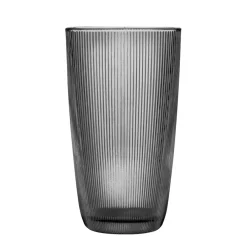 HADELAND GLASSVERK AS Vaser-SIRI VASE 21 CM RØKGRÅ Røkgrå