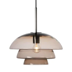 HADELAND GLASSVERK Taklamper|Arkivlamper-TAKLAMPE 4006 KAKAO