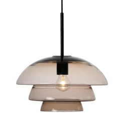 HADELAND GLASSVERK Taklamper|Arkivlamper-TAKLAMPE 4006 KAKAO