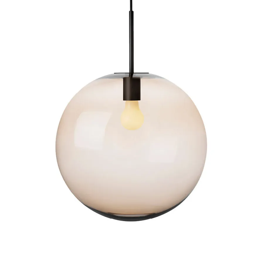 HADELAND GLASSVERK Taklamper|Arkivlamper-TAKLAMPE 4014 KAKAO