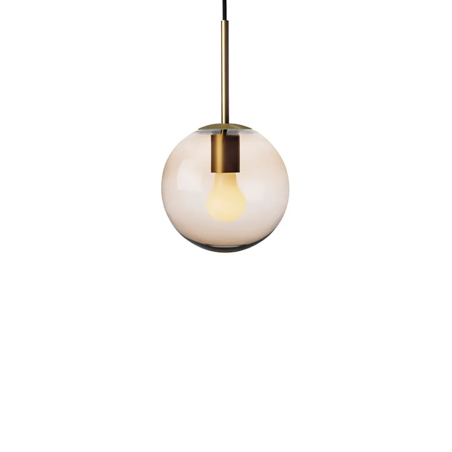 HADELAND GLASSVERK Taklamper|Arkivlamper-TAKLAMPE 4014 KAKAO
