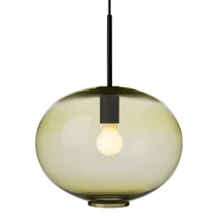 HADELAND GLASSVERK AS Taklamper|Arkivlamper-Taklampe 4169 Large Oliven