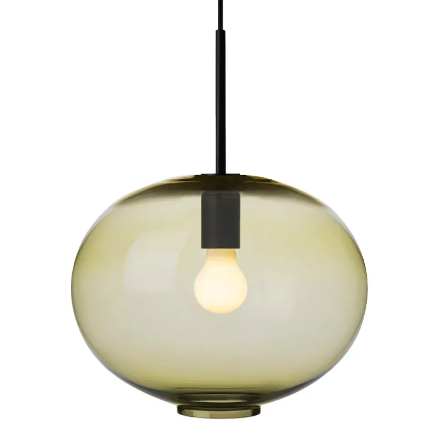 HADELAND GLASSVERK AS Taklamper|Arkivlamper-Taklampe 4169 Large Oliven