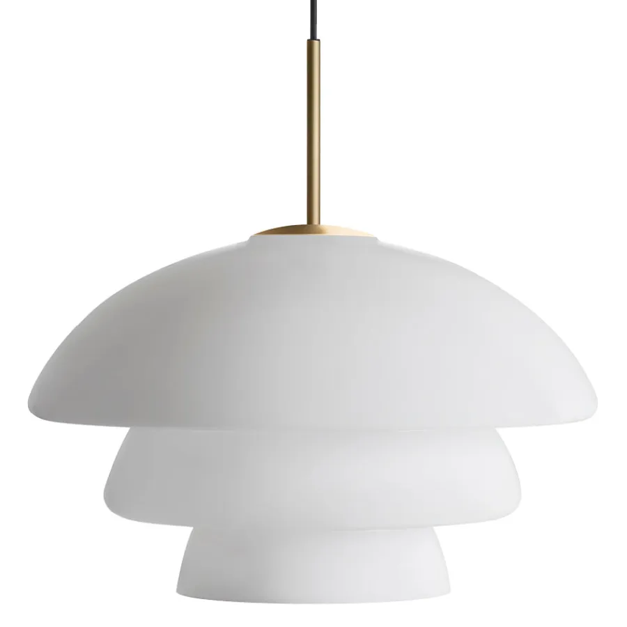 HADELAND GLASSVERK Taklamper|Arkivlamper-TAKLAMPE 4006 MATT HVIT