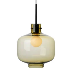 HADELAND GLASSVERK AS Taklamper|Arkivlamper-Taklampe 4180 Oliven